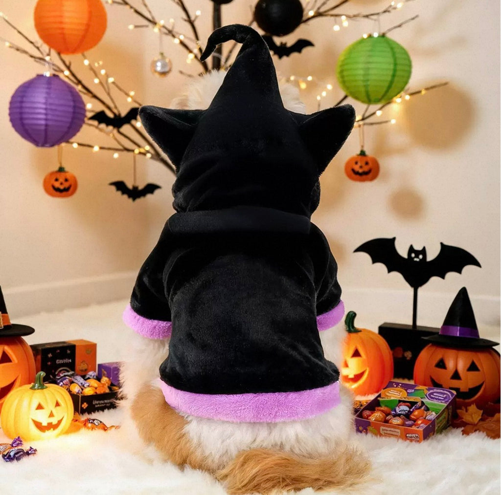 Festive Halloween Pet Costume Outfit | Cute Holiday Cosplay Clothes for Small Dogs & Cats