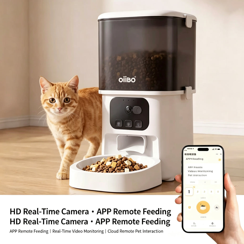 10L Smart HD Video Automatic Pet Feeder | Wi-Fi App Control with Two-Way Audio & Night Vision